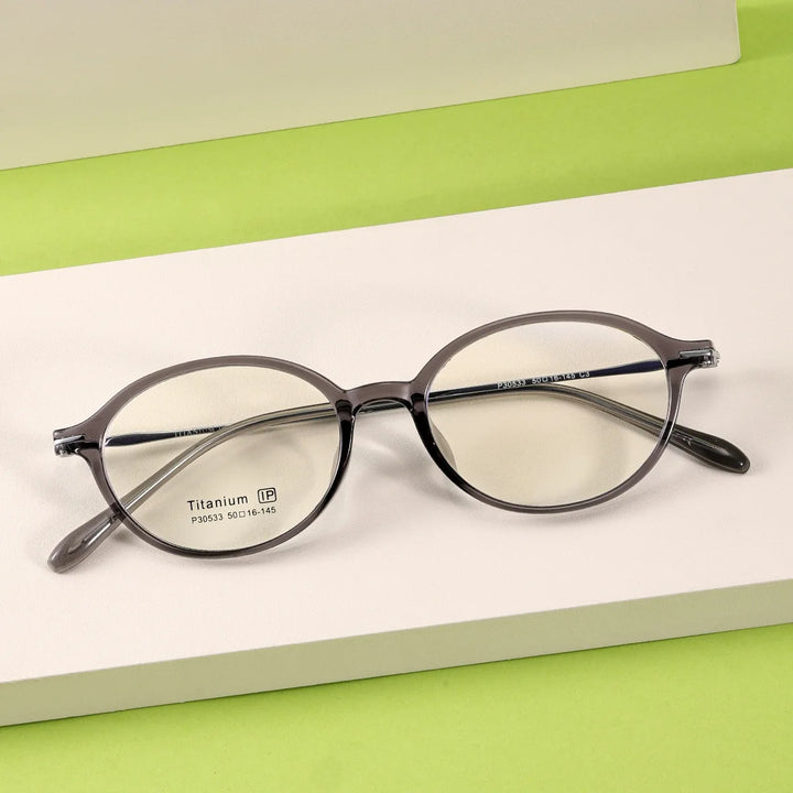 Xbora Women's Full Rim Oval Tr 90 Titanium-Alloy Eyeglasses 530533