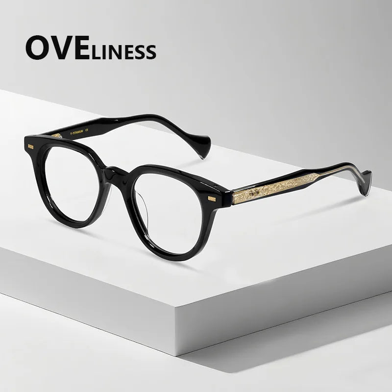 Oveliness Women's Full Rim Oval Round Acetate Eyeglasses 826005