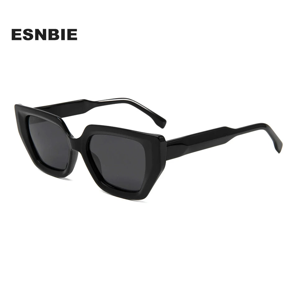 Esnbie Women Full Rim Cat Eye Acetate Polarized Sunglasses 23SA069-1 - view 2