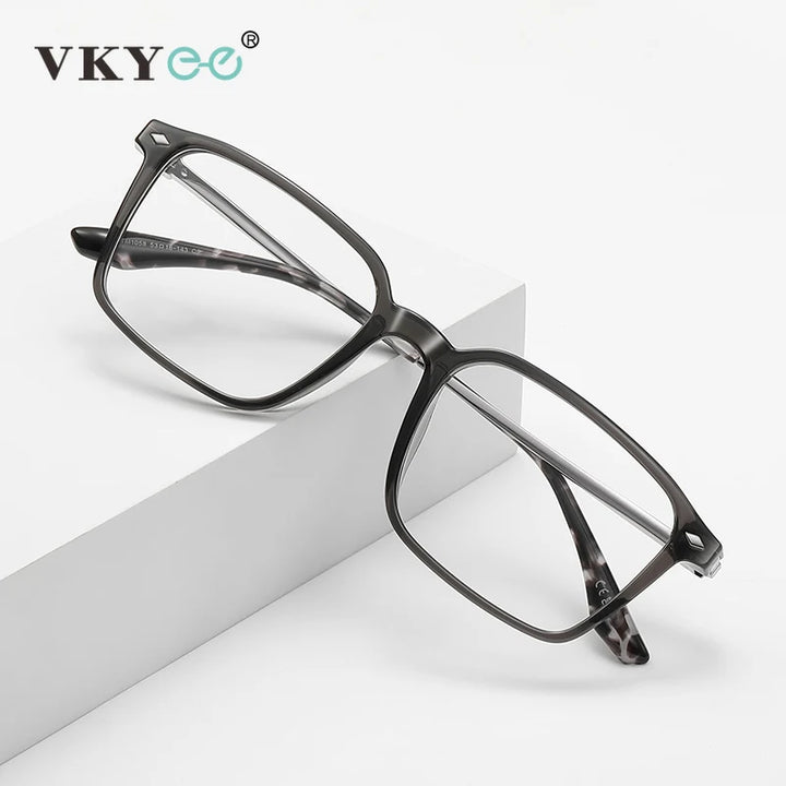 Vicky Women's Full Rim Square Tr 90 Alloy Reading Glasses 77238