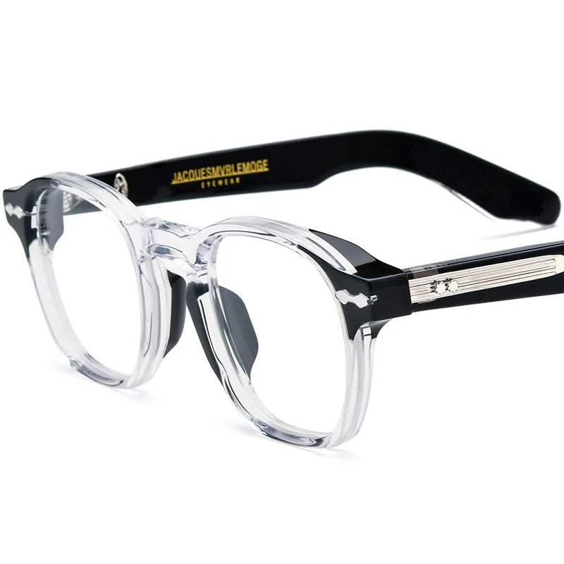 Nobler Women's Full Rim Oval Square Acetate Eyeglasses 15042
