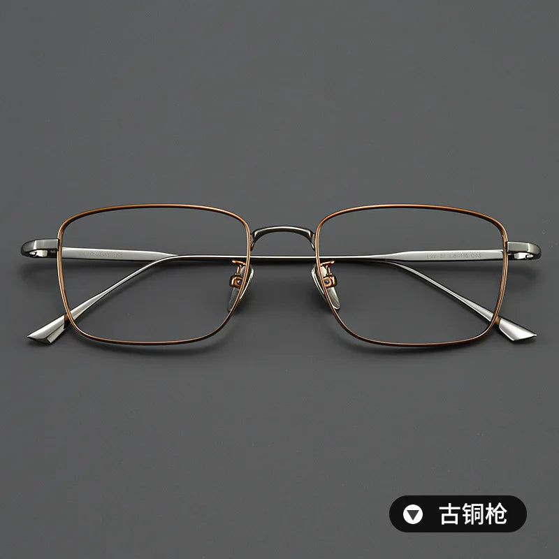 Zirosat Women's Full Rim Square Titanium Eyeglasses 190869