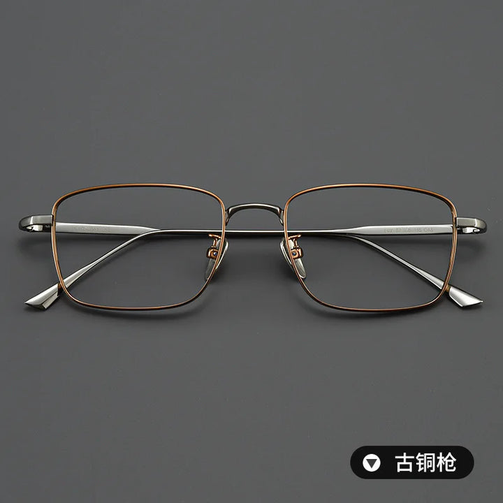 Zirosat Women's Full Rim Square Titanium Eyeglasses 190869