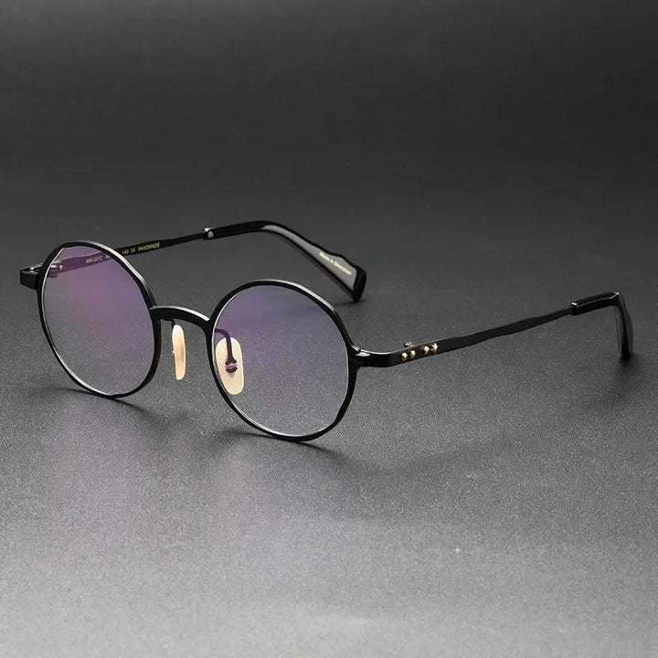 Aror Women's Full Rim Round Titanium Eyeglasses 59612