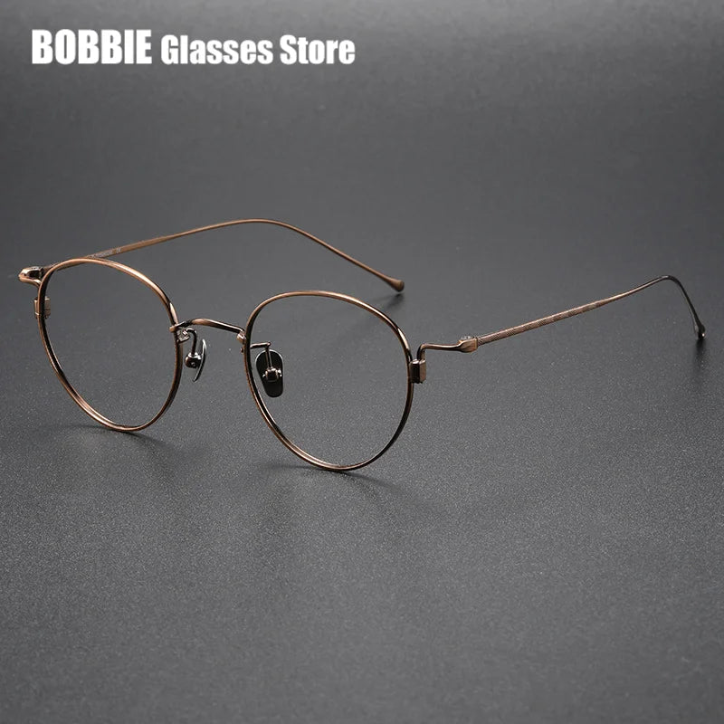 Bobblie Women's Full Rim Oval Round Titanium Eyeglasses 728564