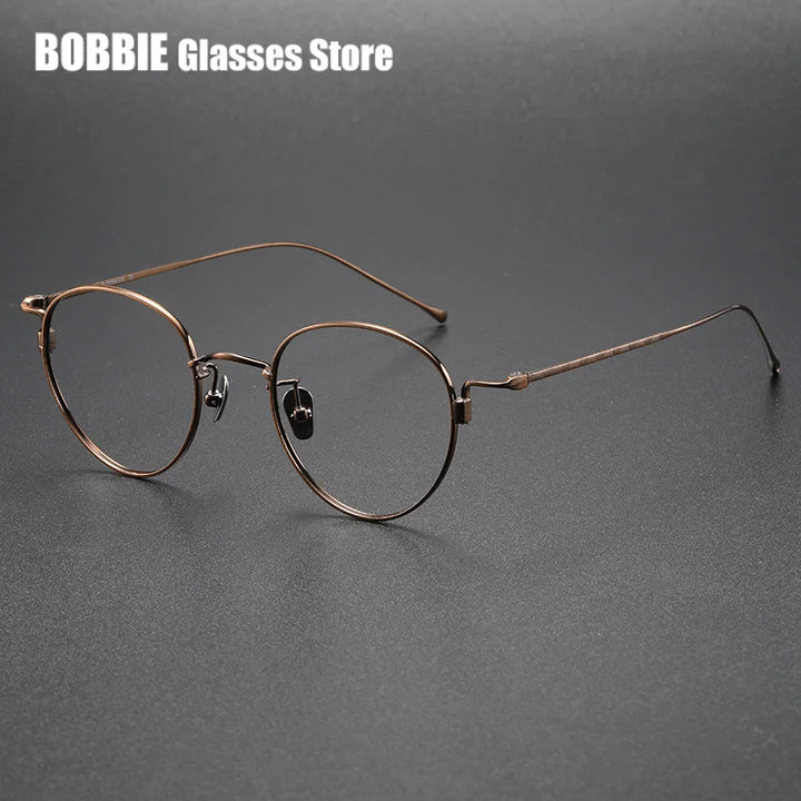 Bobblie Women's Full Rim Oval Round Titanium Eyeglasses 728564