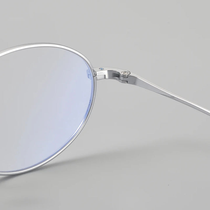 Muzz 0002 unisex small oval titanium prescription eyeglasses — view 8