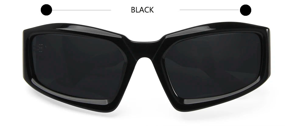 Esnbie Men's Full Rim Square Brow Line Acetate Sport Sunglasses 221301