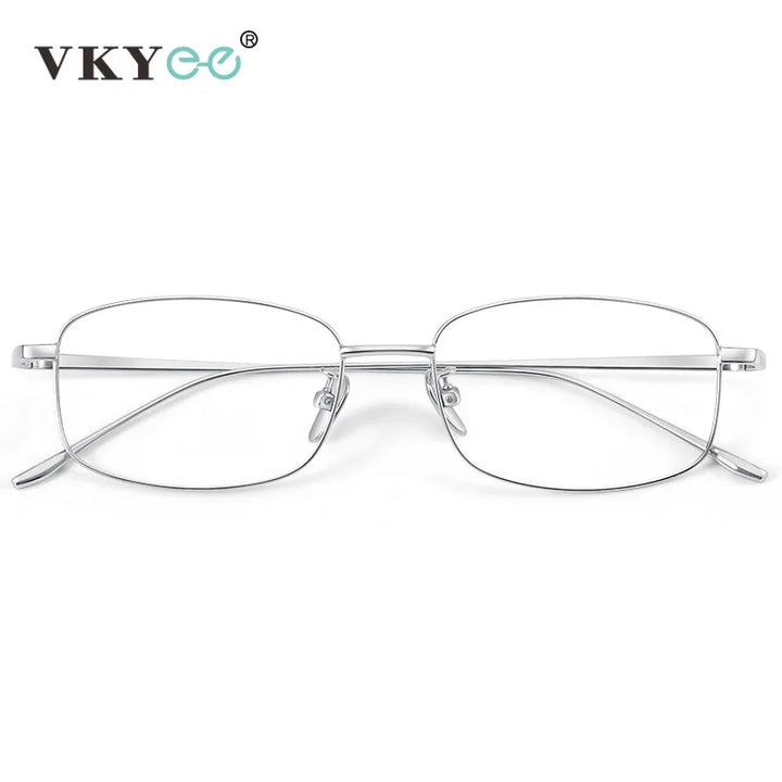 Vicky Unisex Full Rim Square Titanium Reading Glasses 80274