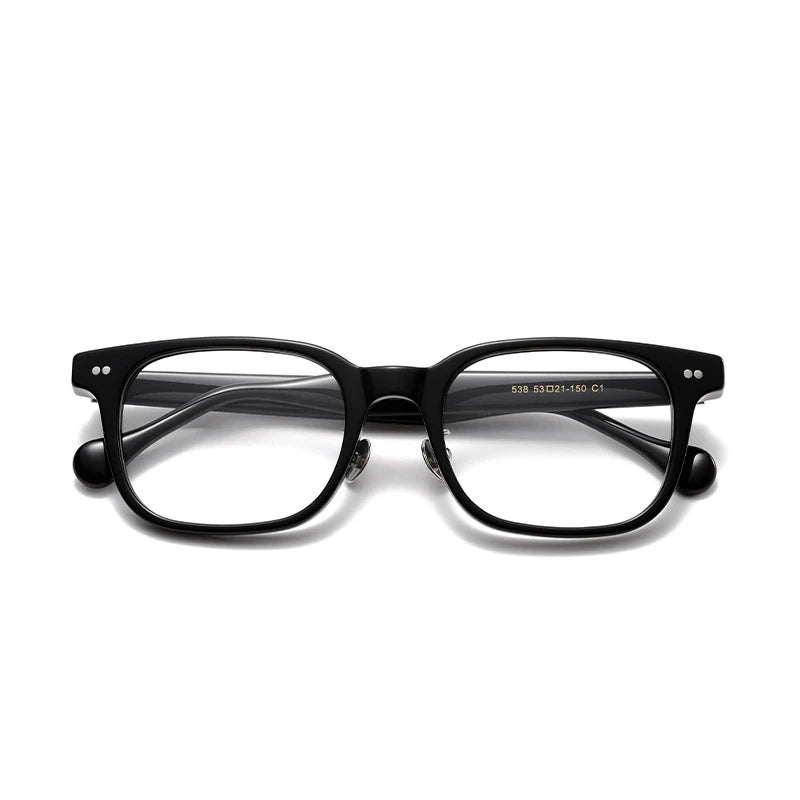 Aror Unisex Full Rim Big Square Acetate Eyeglasses 842538