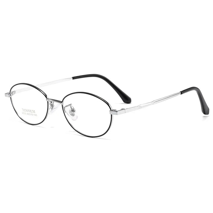 Gmei Optical 2806K women's oval alloy prescription eyeglasses