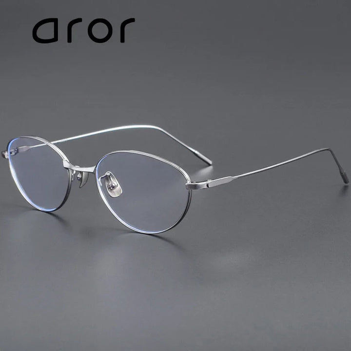 Aror Unisex Full Rim Square Oval Cat Eye Titanium Eyeglasses 308-83-85