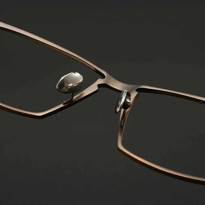 Muzz 6885 men's big pure titanium prescription eyeglasses — view 7