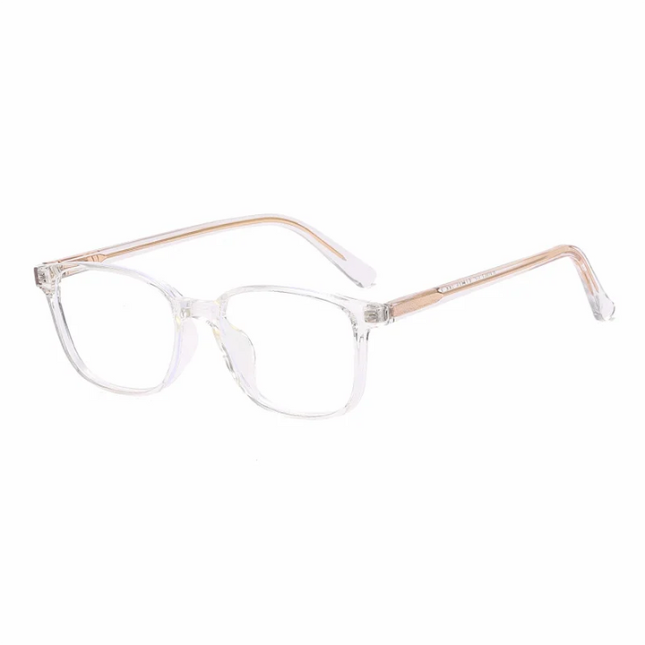 Ralferty  Women's Full Rim Square Tr 90 Acetate Eyeglasses R8302 Full Rim Ralferty C5 Transparent CHINA 