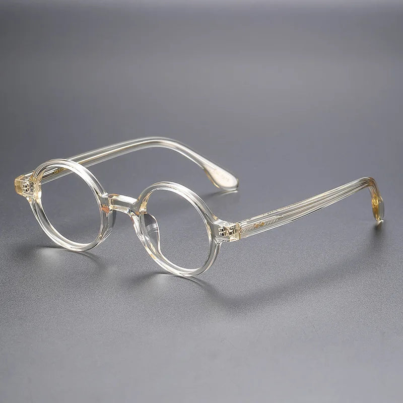 Yimaruili Women's Full Rim Round Acetate Eyeglasses 56002