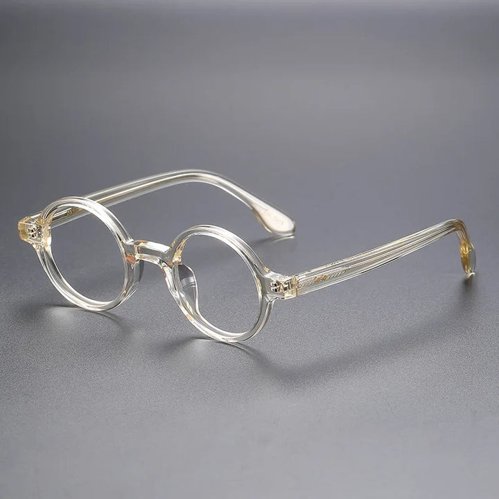 Yimaruili Women's Full Rim Round Acetate Eyeglasses 56002