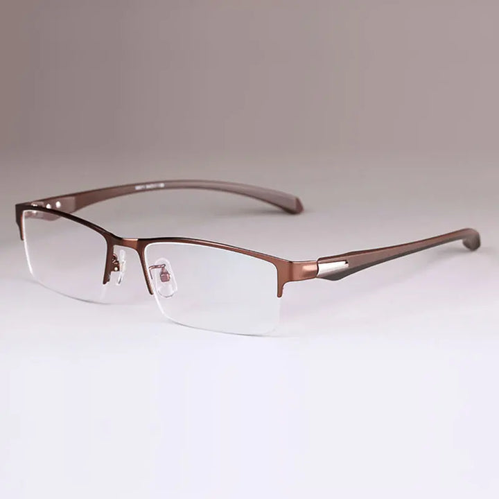 Hotony Unisex Full Or Semi Rim Square Tr 90 Alloy Eyeglasses 56017