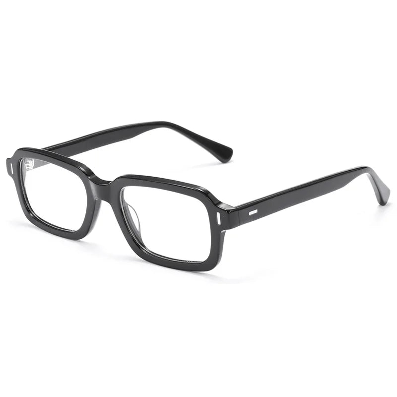 Xbora Unisex Full Rim Brow Line Square Acetate Eyeglasses 711008
