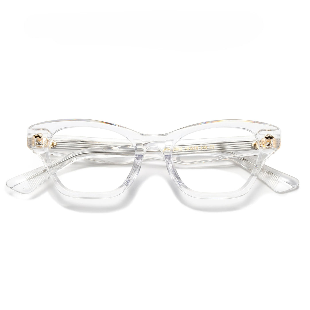 Hewei Unisex Full Rim Square Acetate Eyeglasses 59150