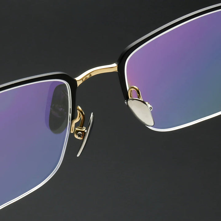 Muzz SH0063 men's titanium prescription eyeglasses — view 8