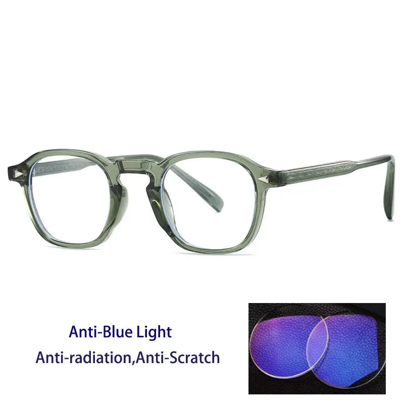 Kocolior 280091 Unisex Tr 90 Alloy Full Rim Oval Round Frames FuzWeb