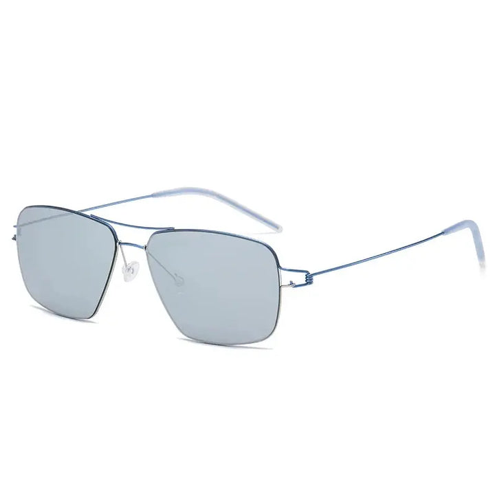 Aimee Full Rim 820800 Screwless Double Bridge Titanium Sunglasses FuzWeb