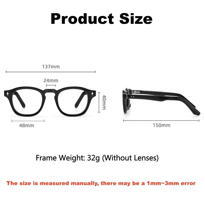 Yimaruili Unisex Full Rim Oval Acetate Eyeglasses F3301 — view 2 | Yimaruili at FuzWeb
