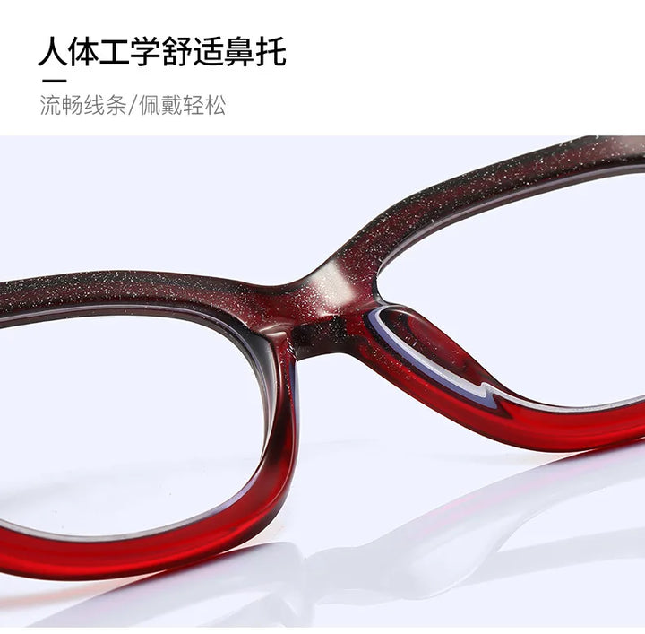 Reven Jate 18107 women's cat eye acetate prescription eyeglasses — view 10