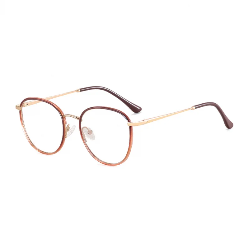 Ralferty Women's Full Rim Oval Tr 90 Acetate Eyeglasses R83607 Full Rim Ralferty C5 Cameo CHINA 