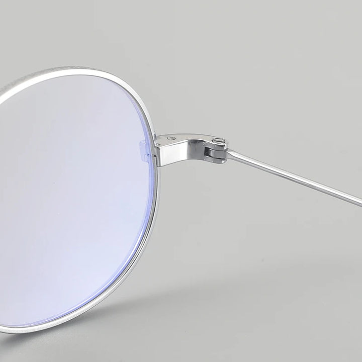 Muzz 649 men's small round titanium prescription eyeglasses — view 8