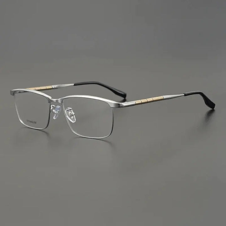 Bobbie 611900 Men’s 145mm Full Rim Square Titanium Frames FuzWeb