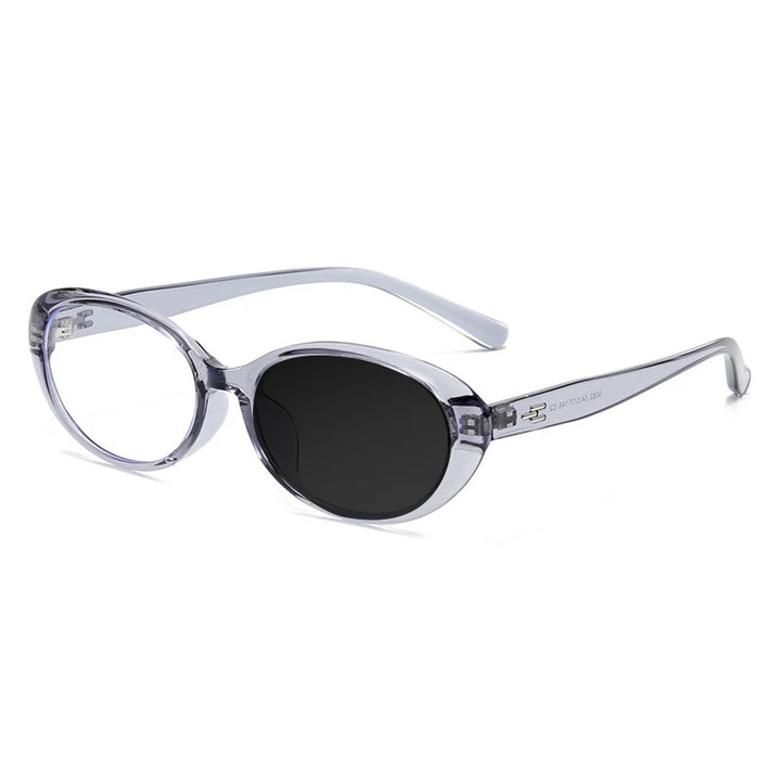 Kocolior Women's Full Rim Oval Tr 90 Alloy Photochromic Reading Glasses 519082