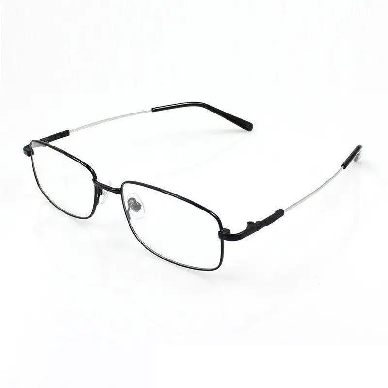 Brightzone Men's Full Rim Square Titanium Alloy Eyeglasses 421395 Full Rim Brightzone   