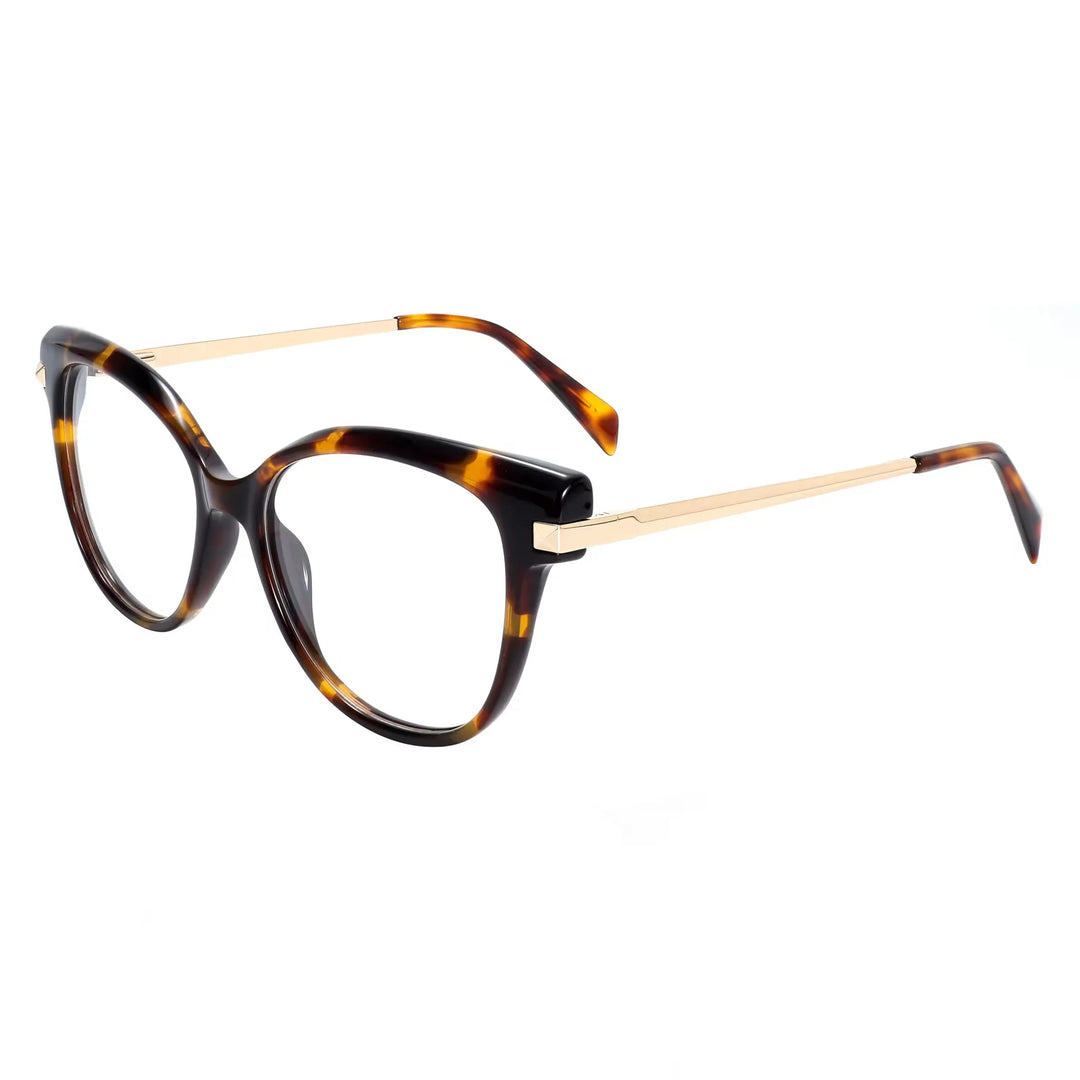 Xbora Unisex Full Rim Cat-Eye Acetate Eyeglasses VZ50248PM — view 5 | Xbora at FuzWeb
