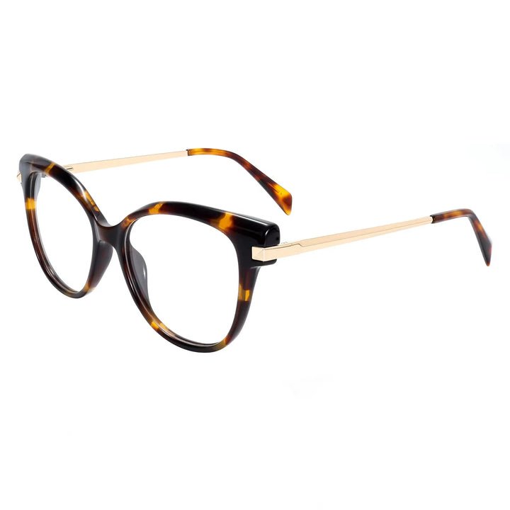 Xbora Unisex Full Rim Cat-Eye Acetate Eyeglasses VZ50248PM — view 5 | Xbora at FuzWeb