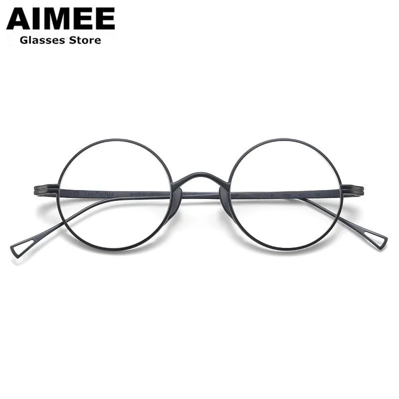 Aimee Women's Full Rim Oval Round Titanium Eyeglasses 47799