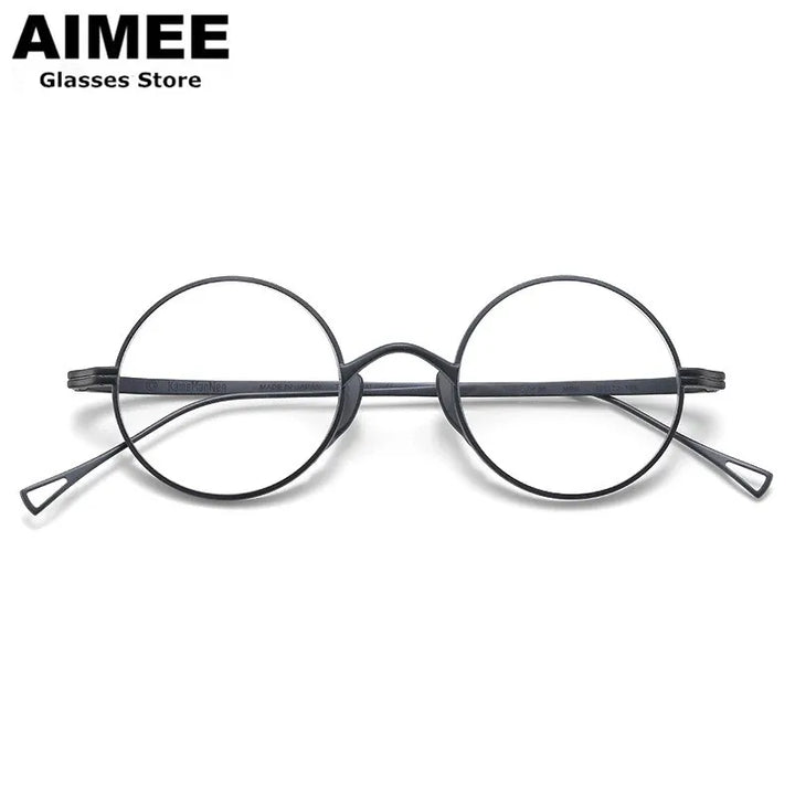 Aimee Women's Full Rim Oval Round Titanium Eyeglasses 47799