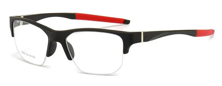 Muzz 58560 men's semi rim sports prescription eyeglasses — view 9