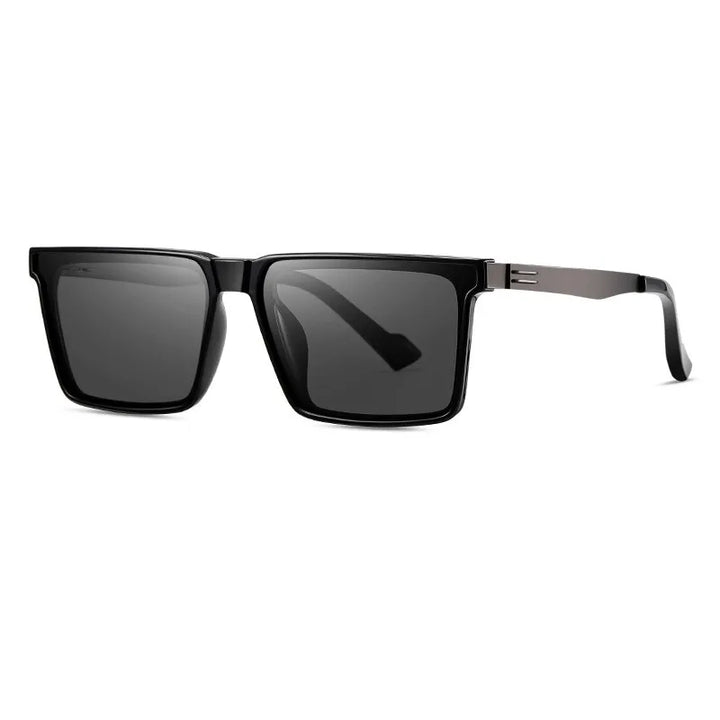CCspace Men's Full Rim Square Tr 90 Alloy Sunglasses 307543