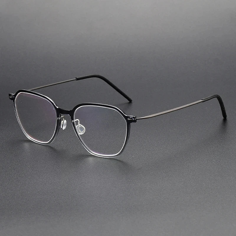 Bobbie Unisex Full Rim Square Acetate Eyeglasses 6627