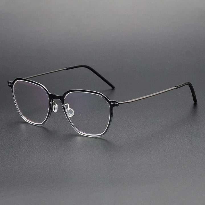 Bobbie Unisex Full Rim Square Acetate Eyeglasses 6627