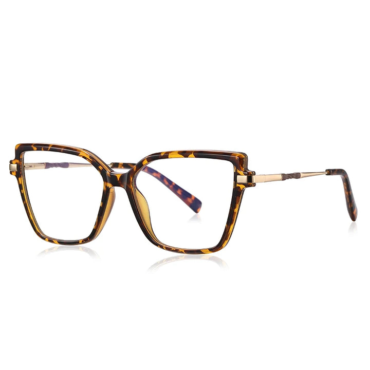 Vicky Women's Full Rim Butterfly Tr 90 Alloy Reading Glasses 46101