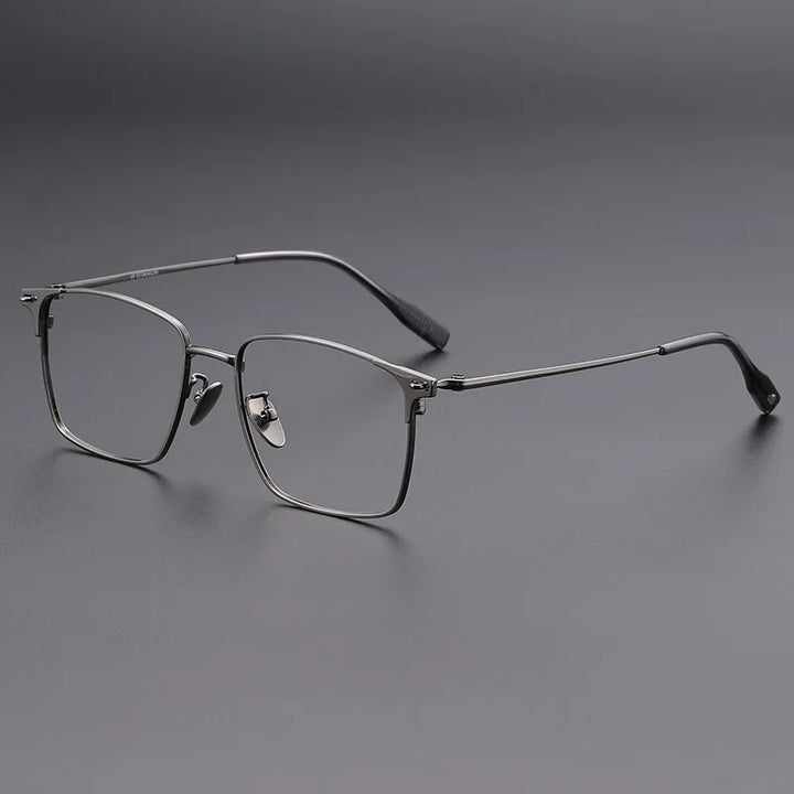 Yimaruili Men's Full Rim Square Alloy Eyeglasses 810085
