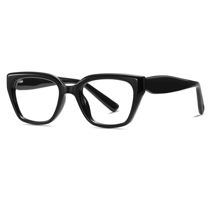 Yimaruili Women's Full Rim Square Cat Eye Tr 90 Alloy Eyeglasses 70314
