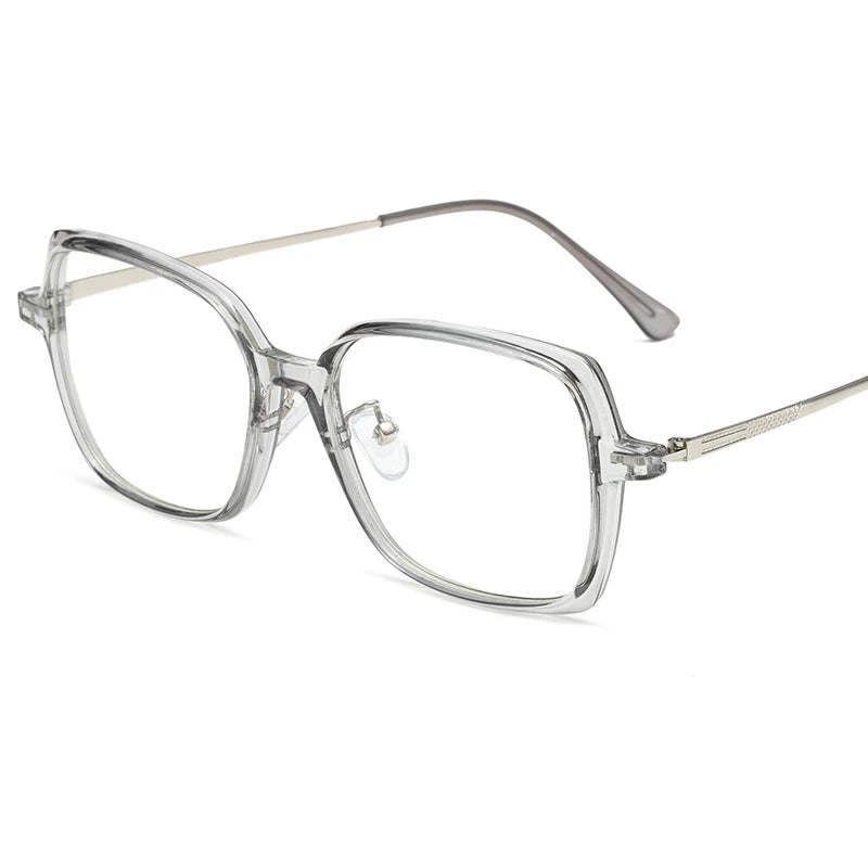 Reven Jate Women's Full Rim Square Tr 90 Alloy Eyeglasses 81286