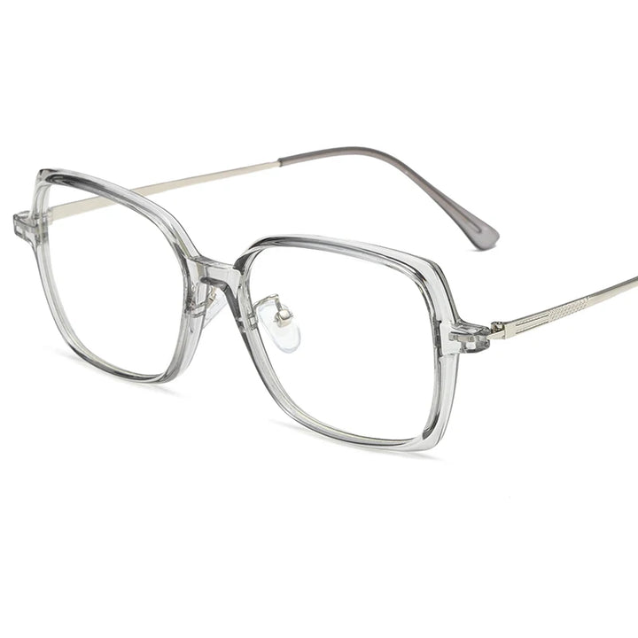 Reven Jate Women's Full Rim Square Tr 90 Alloy Eyeglasses 81286