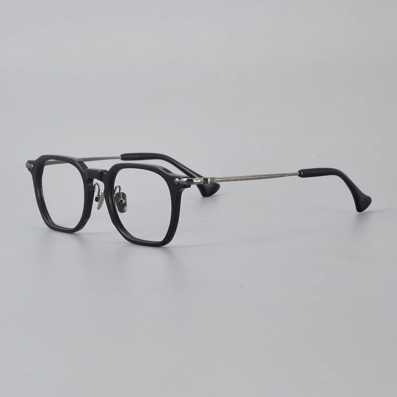 Blackmask Unisex Full Rim Square Titanium Eyeglasses BM-80905