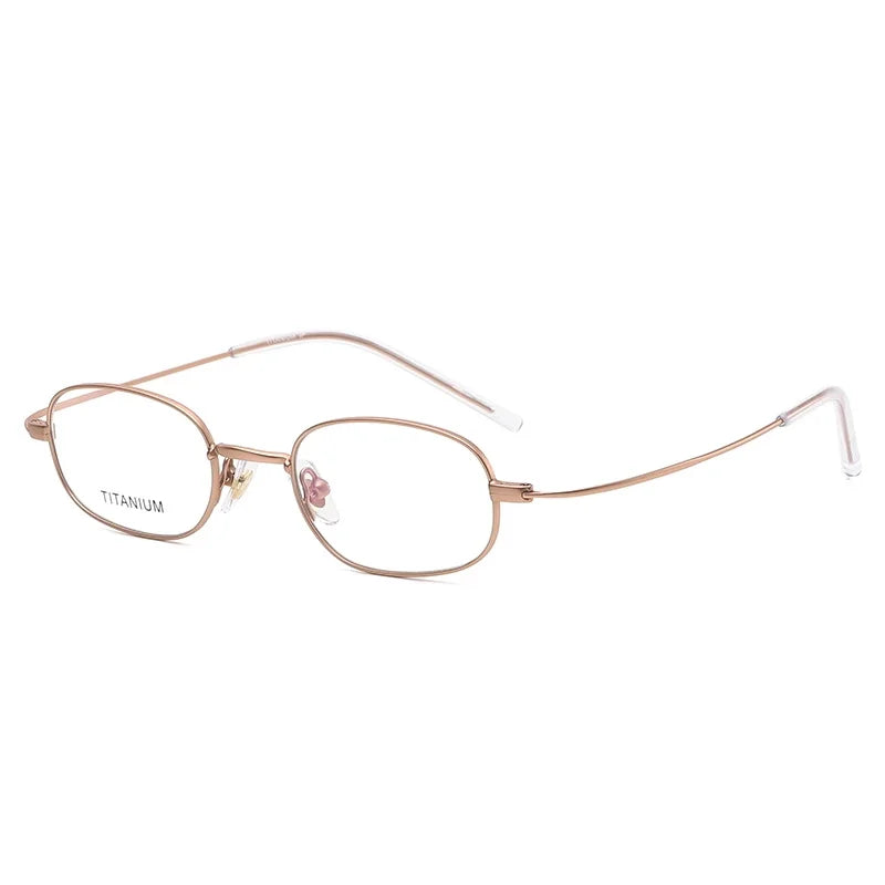 Hdcrafter Unisex Full Rim Oval Square Titanium Eyeglasses 11026