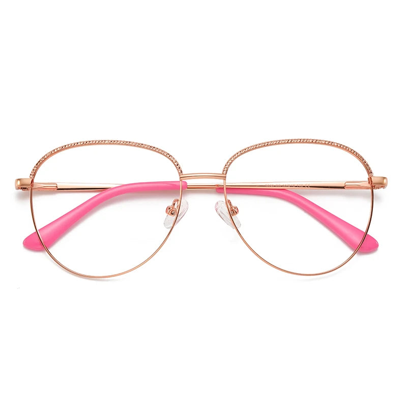 Vicky Women's Full Rim Square Alloy Reading Glasses 3036 Reading Glasses Vicky