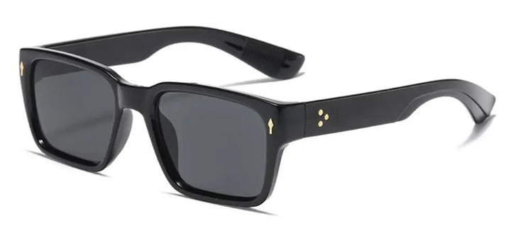 Glocco Unisex Full Rim Rectangular Square Acetate Sunglasses 51127
